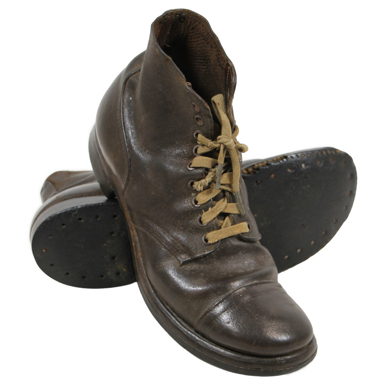 Shoes, Service, Composition Sole, Type II, US Army, Size 9 ½ C & 10 D