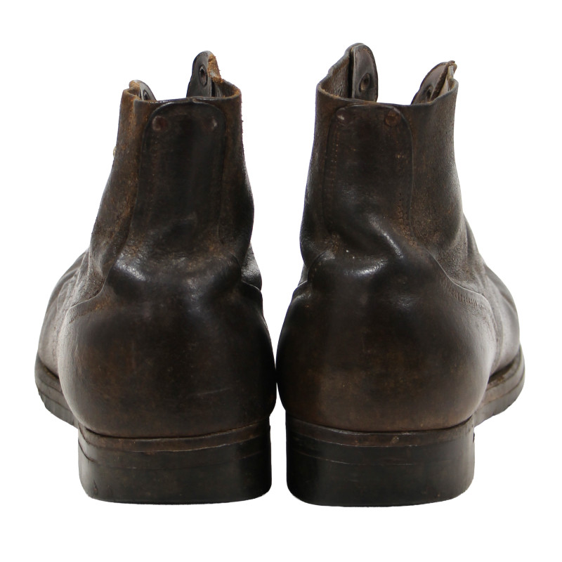Brodequins de combat, US Army, Type II, cuir lisse, pointure 9 ½ C & 10 D