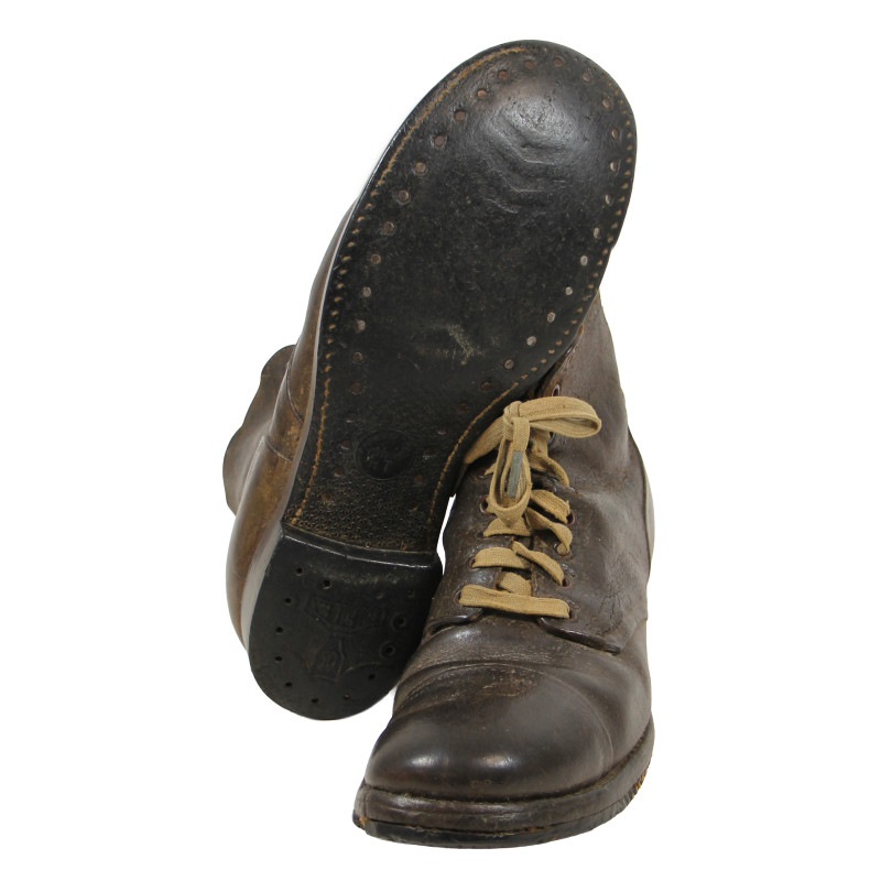 Shoes, Service, Composition Sole, Type II, US Army, Size 9 ½ C & 10 D