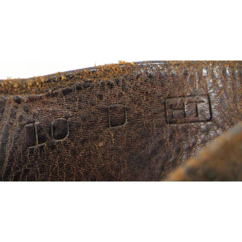 Brodequins de combat, US Army, Type II, cuir lisse, pointure 9 ½ C & 10 D