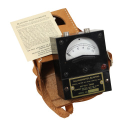 Galvanometer, Blasting, GENERAL METERS, INC., US Army, Demolition