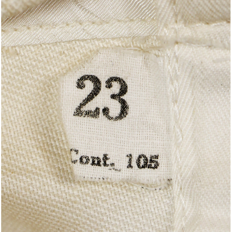 Coiffe, blanche, pour chapeau, US Navy, WAVES, taille 23