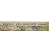 Carte britannique, MONS, Belgique, 1943