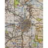 Carte britannique, MONS, Belgique, 1943