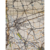 Carte britannique, MONS, Belgique, 1943