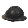 Casque Adrian, Mle 1915, soldat Jean Leduc, 3e Cie, 114e BCA, mort de ses blessures en septembre 1917