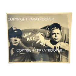 Photo, USAAF, C-47, Nose Art, "Iron Ass", 75th TCS, 435th TCG, 9th Air Force, D-Day, Market Garden, Bastogne