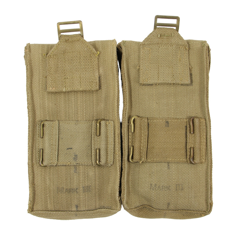 Paire de cartouchières britanniques, Pouches, Mk III, M.W. & S. Ltd. 1942 /I\