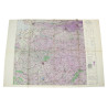 Carte britannique, AVRANCHES-FOUGÈRES, 1944
