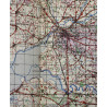 Carte britannique, AVRANCHES-FOUGÈRES, 1944