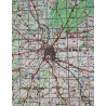 Carte britannique, AVRANCHES-FOUGÈRES, 1944