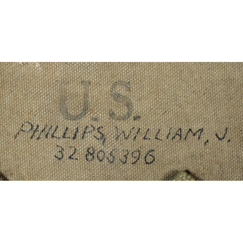 Étui de pelle en T, M-1910, Pfc. William Phillips, Hq. & Serv. Co., 181st Eng. (Heavy Ponton) Bn., ETO