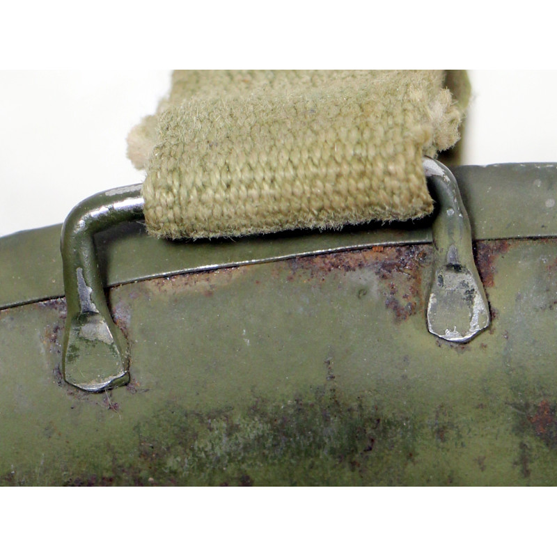 Casque M1, pattes fixes, liner ST. CLAIR RUBBER CO., aumônier chrétien