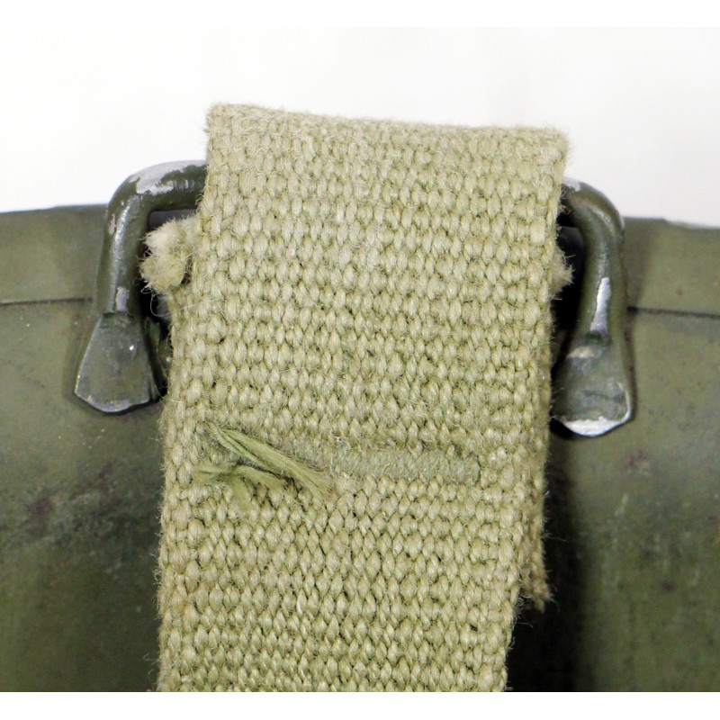 Casque M1, pattes fixes, liner ST. CLAIR RUBBER CO., aumônier chrétien