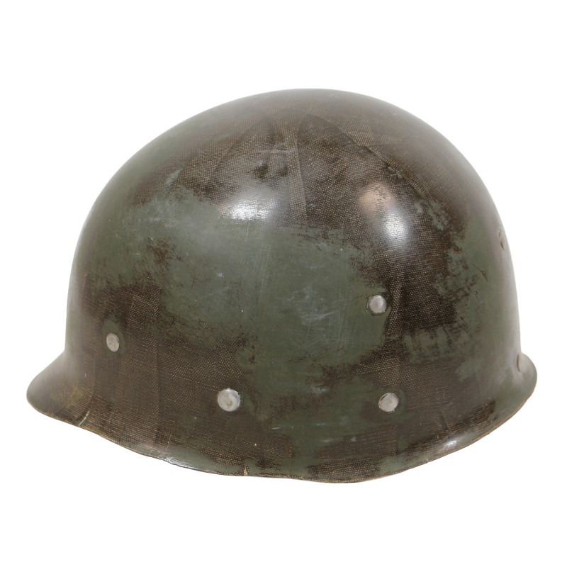 Helmet, M1, Fixed Loops, ST. CLAIR RUBBER CO. Liner, Chaplain