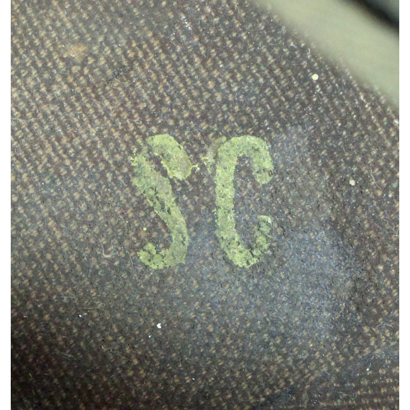 Helmet, M1, Fixed Loops, ST. CLAIR RUBBER CO. Liner, Chaplain