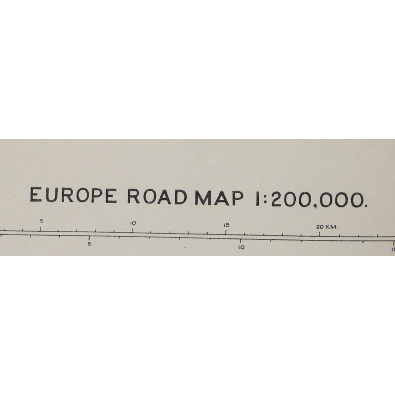 Map, British, ST. BRIEUC-RENNES, 1941