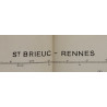 Map, British, ST. BRIEUC-RENNES, 1941