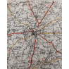 Carte britannique, ST. BRIEUC-RENNES, 1941