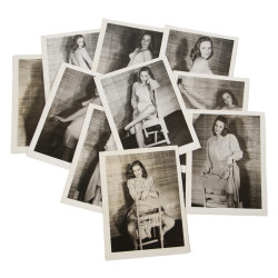 Lot de photographies de charme, pin up