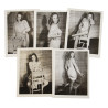 Lot de photographies de charme, pin up