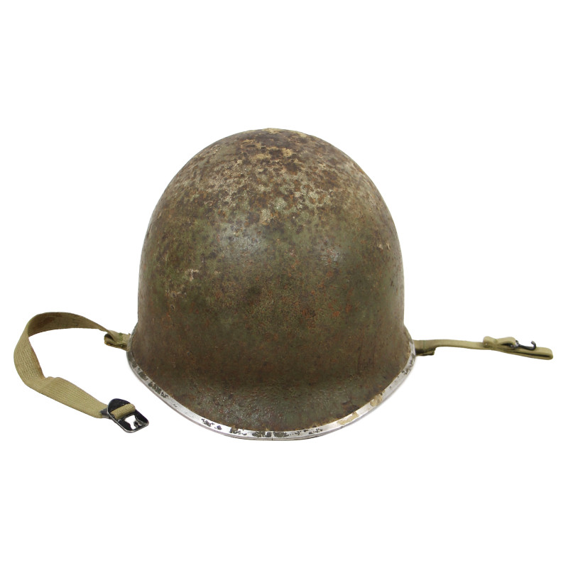Casque M1, pattes fixes, 63rd Infantry Division, liner FIRESTONE