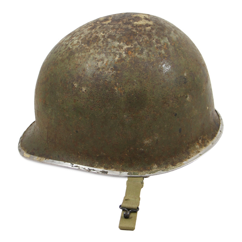 Casque M1, pattes fixes, 63rd Infantry Division, liner FIRESTONE