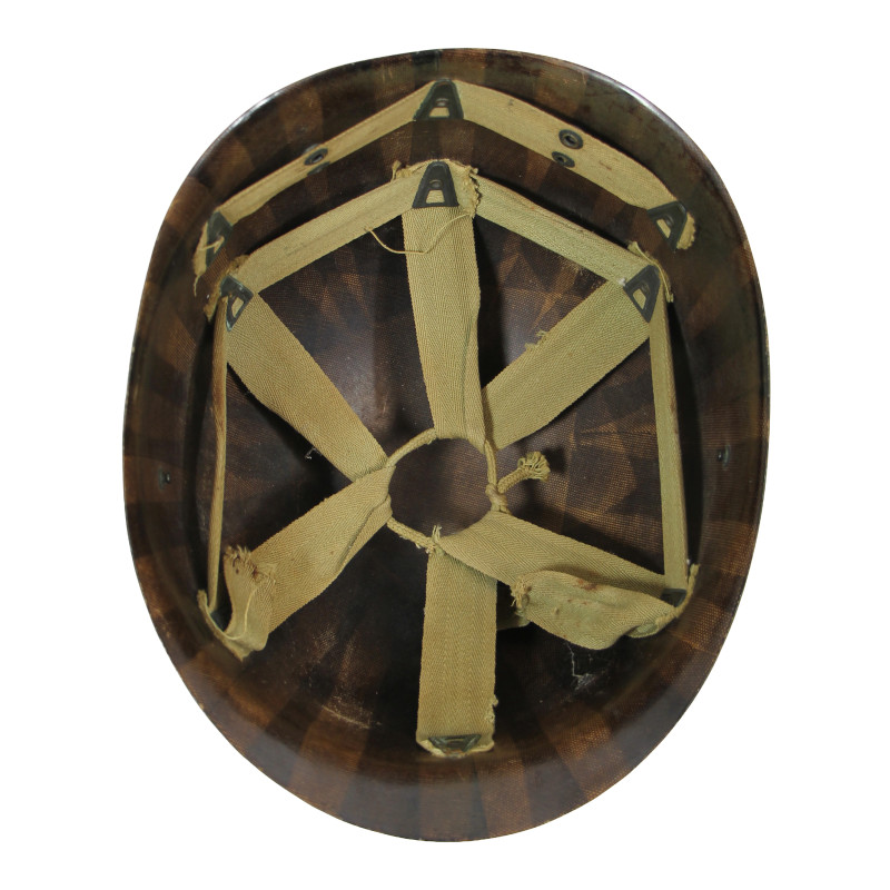 Casque M1, pattes fixes, 63rd Infantry Division, liner FIRESTONE