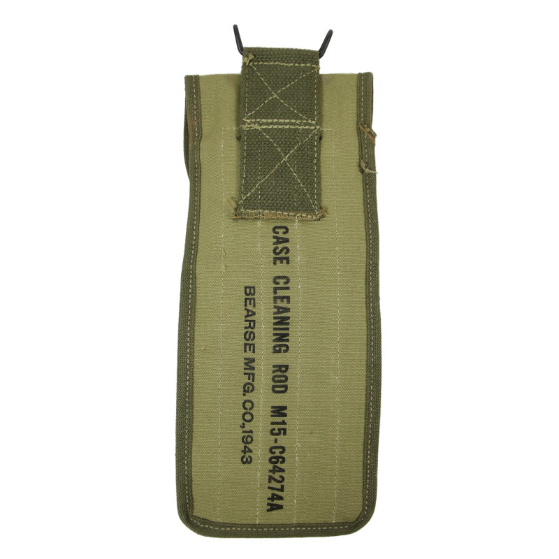 Housse, nécessaire de nettoyage, Browning M2, calibre .50, Cleaning Rod, M15-C64274A, état neuf