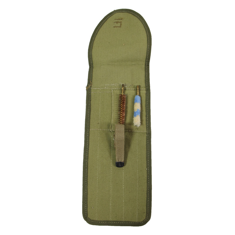 Housse, nécessaire de nettoyage, Browning M2, calibre .50, Cleaning Rod, M15-C64274A, état neuf