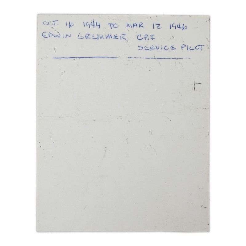 Grouping, F/O Edwin Gremmer, pilote, Air Transport Command, USAAF, CBI
