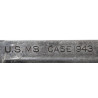 Knife, Trench, USM3, CASE 1943 on Blade, with Scabbard, USM6, VINER BROS. 1943
