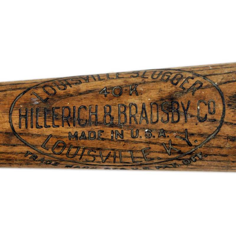 Bat, Baseball, 'H.S. Cuyler', Louisville Slugger 40K, HILLERICH & BRADSBY CO., Taped