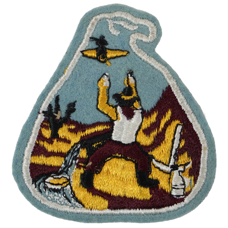 Insigne, 49th Anti-Aircraft Artillery Battalion, Omaha Beach, La Gleize, Feutre