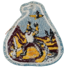 Patch, 49th Anti-Aircraft Artillery Battalion, Omaha Beach, La Gleize, Felt