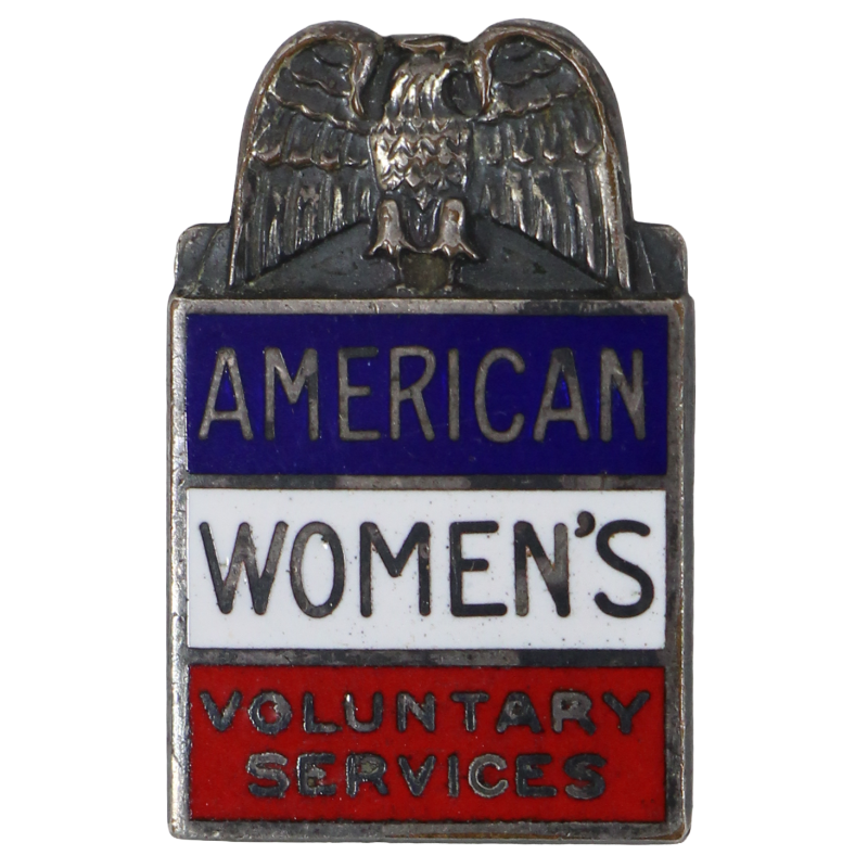 Badge, American Women's Voluntary Services