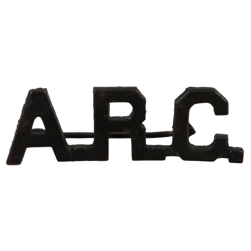 Insigne de col ARC, American Red Cross, A.E. CO.