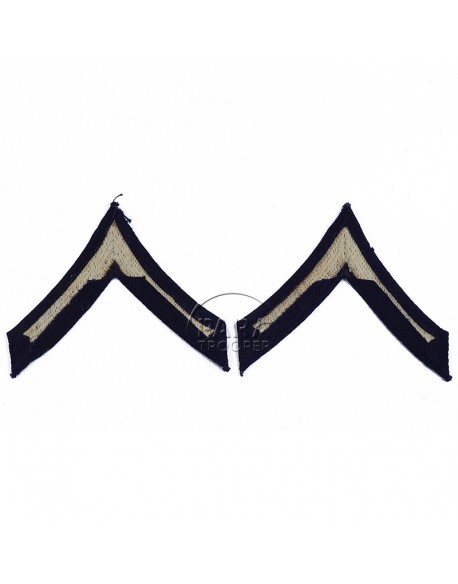 Grades en tissu de Private First Class