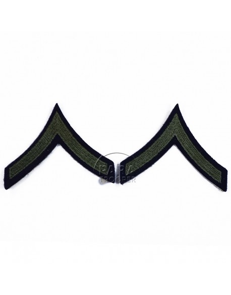 Grades en tissu de Private First Class