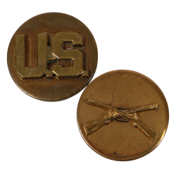 Disques de col, Infantry & US, à écrou