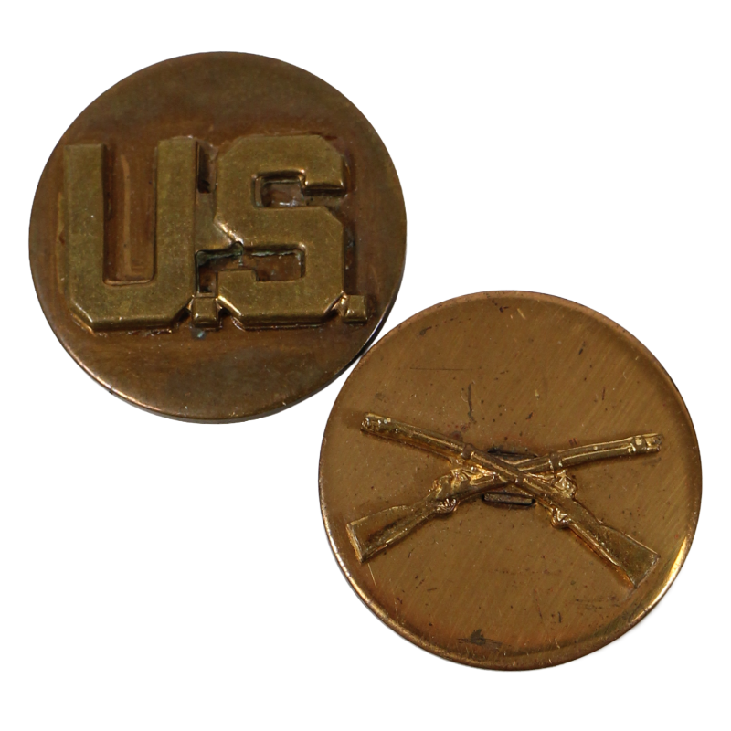 Disques de col, Infantry & US, à écrou