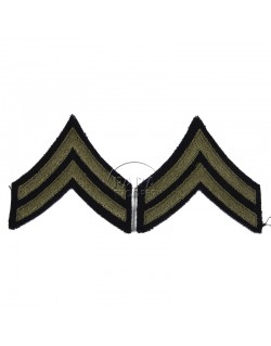 Corporal rank insignia, Green