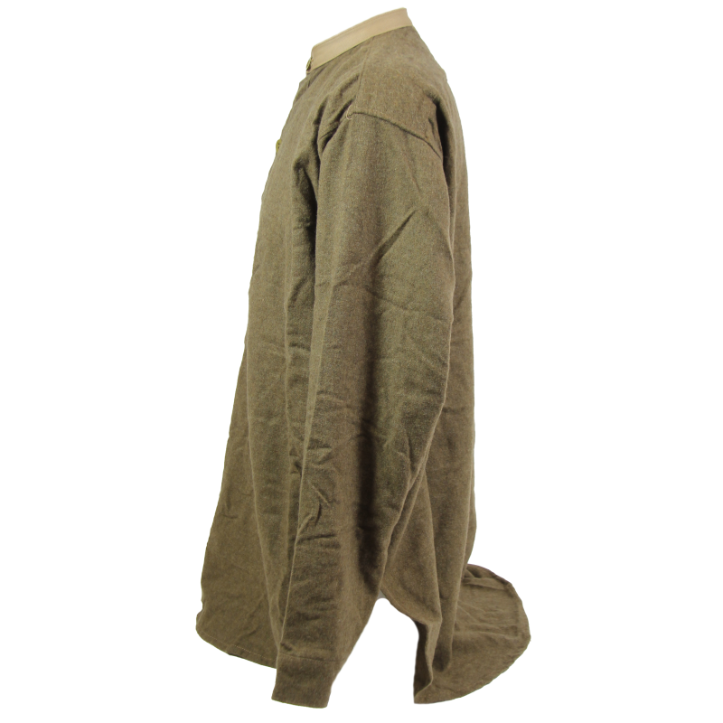 Chemise en flanelle britannique, troupe, 1er type