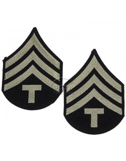 Grades en tissu de Sergeant T/4
