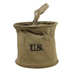 Seau à eau, US Army, DES MOINES GLOVE & MFG. CO. 1943, état neuf