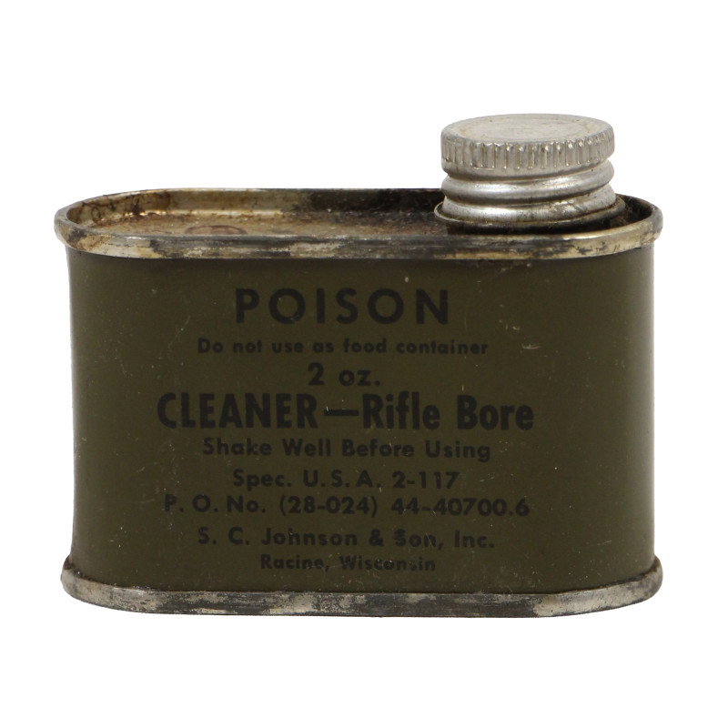 Bottle, Rifle Bore Cleaner, S.C. Johnson & Son, Inc., 1944, Full