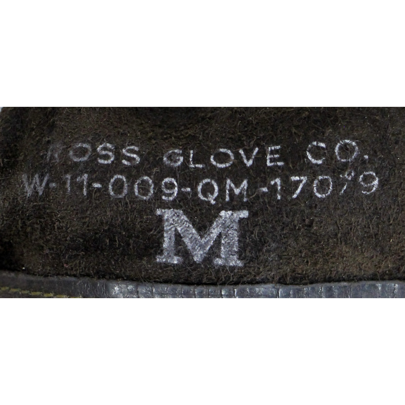 Gants en cuir, M-1944, ROSS GLOVE CO., Medium
