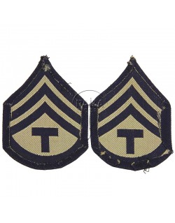 Grades en tissu de Sergeant T/3