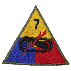 Insigne, 7th Armored Division, Metz, Manhay, Saint-Vith