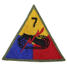 Insigne, 7th Armored Division, Metz, Manhay, Saint-Vith